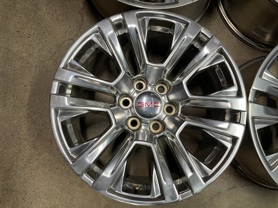 Sold Four 2022 GMC Sierra Yukon Factory 20 Wheels OEM 23377020 Silverado 5917 Tahoe
