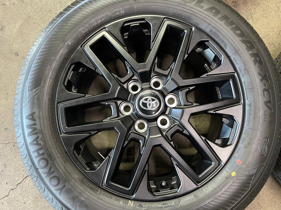 Sold 2025 Toyota Tundra TRD Factory 20 Wheels Tires OEM Rims Black Yokohama 265/60/20