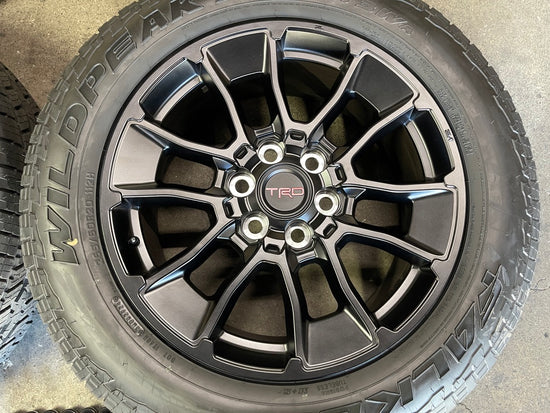 Sold 2024 Toyota Tundra TRD Factory 20 Wheels Tires OEM Black Rims 265/60/20 Lug Nuts