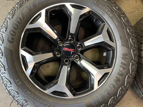 Sold 2025 GMC Sierra AT4 Factory 20 Wheels Tires Yukon Rims OEM Silverado 84949606