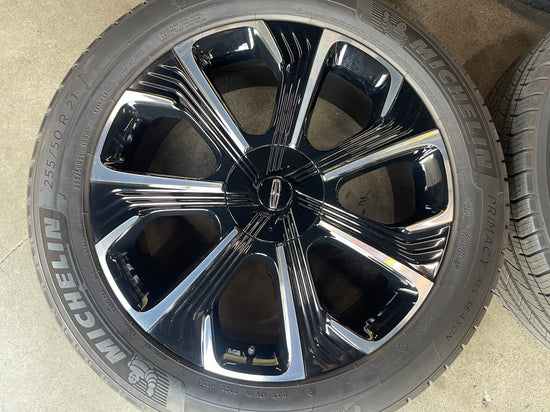 Sold 2025 Lincoln Nautilus 5x4.5 Factory 21 Wheels Rims Tires OEM R2TC1007EA Michelin