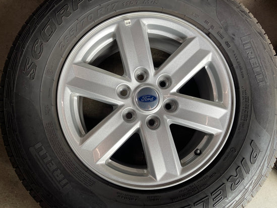 2024 Ford F150 Factory 17 Wheels Tires OEM 10339 Rims ML341007AA Pirelli 265/70/17