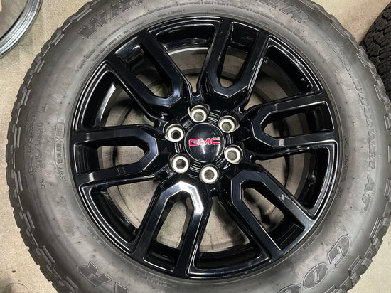 Sold 2024 GMC Sierra AT4 Factory 20 Wheels Tires OEM Black 5914 Rims Silverado