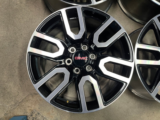 Sold 2025 GMC Sierra Yukon AT4 Factory 20 Wheels 5914 OEM Black Rims Silverado Tahoe