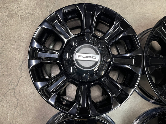 Sold Four 2017-2022 F250 F350 Factory 18 Wheels 10097 OEM Rims Gloss Black HC3C1007BA