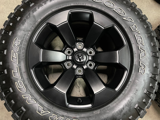 Sold 2023 Dodge Ram Rebel 1500 Factory 18 Wheels Tires Rims 2671 OEM 5YD44TRMAA Black