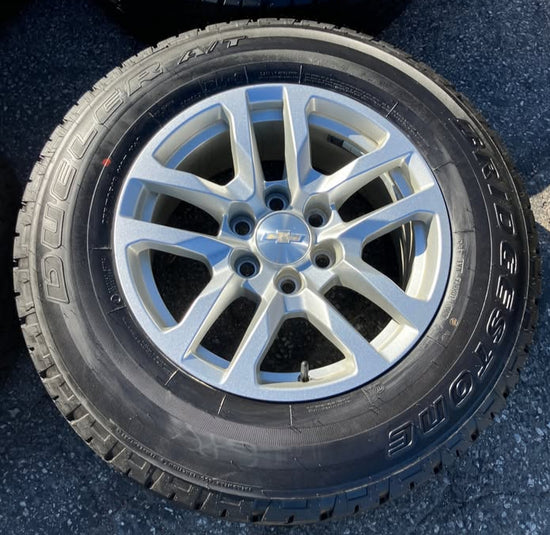 Sold Factory Silverado Tahoe Suburban 18 Wheels Tires OEM 5912 Rims 255/70/18 BDS AT Take Offs