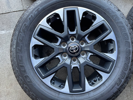 Sold 2025 Toyota Tundra Factory 20 Wheels Tires OEM Rims Bridgestone 265/60/20