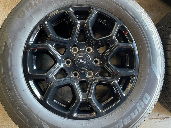Sold 2025 Ford F150 Factory 18 Wheels Tires OEM 10340 Rims ML341007BA Gloss Black Hankook