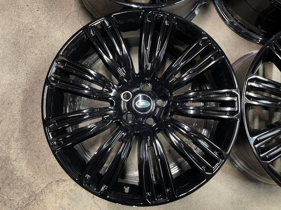 Sold 2022 Land Rover Factory OEM 22 Wheels Range Rover JK6M1007EA Gloss Black 5x120 LR4 Sport