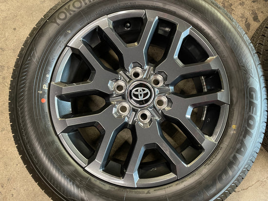 Sold 2025 Toyota Tundra Platinum Factory 20 Wheels Tires OEM Rims 75277 Yokohama