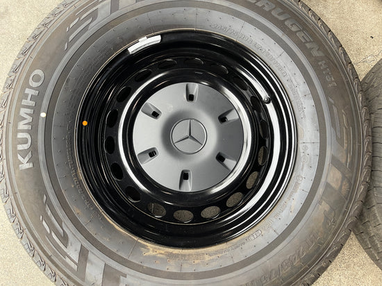 Sold 2023 Mercedes MBZ Sprinter 2500 Factory 16 Steel Wheels Tires Rims OEM black