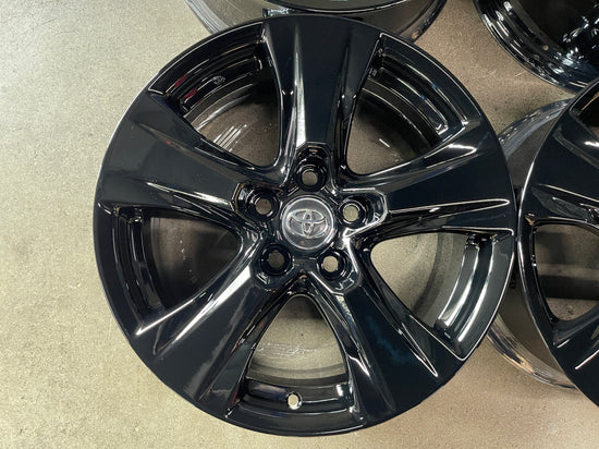 Sold Four 2019-2024 Toyota Rav4 Factory 17 Wheels OEM Rims 75240 Gloss Black