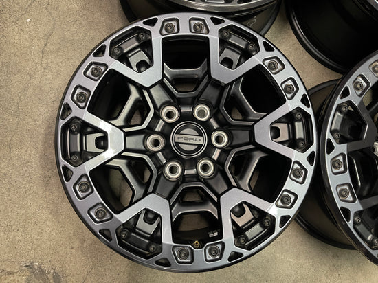 Sold Four 2025 Ford F150 Raptor R Factory 17 Wheels OEM Rims Bead Lock Black RL3V1007BA