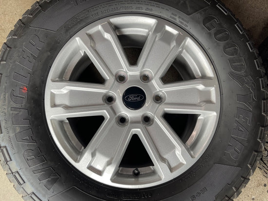 Sold Four 2025 Ford Ranger Factory 17 Wheels Tires OEM RIMS Goodyear AT 2557017