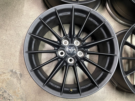 Sold Four 2025 Toyota GR Corolla Factory 18 Wheels Rims OEM 75459 Black 18x8.5 42611-12F30