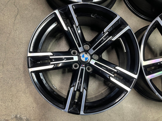 Sold Four 2024 BMW 230i 340i 430i Factory 18 Wheels OEM 86158 Rims 36118746631 Black 5x112