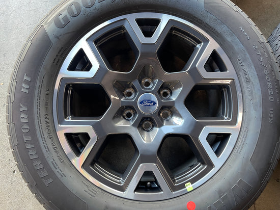Sold 2024 Ford F150 Factory 20 Wheels Tires OEM RIMS RL341007HA Goodyear FX2 FX4 (2)