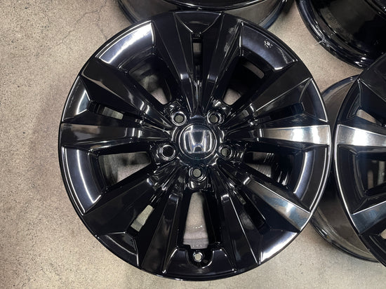 Four 2022 2024 Honda Civic Factory 17 Wheels OEM RIMS 10395 Gloss Black Accord