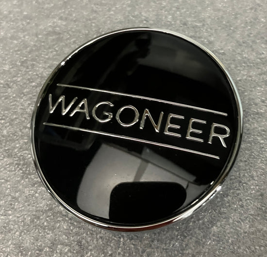 Single OEM 2022-2025 Jeep Grand Wagoneer Black Center Cap 04755617AA 04755498AA