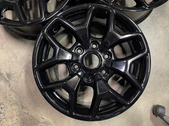 Sold Five 2024 FORD Bronco Badlands Factory 17 Wheels OEM Rims Gloss Black Ranger 95229