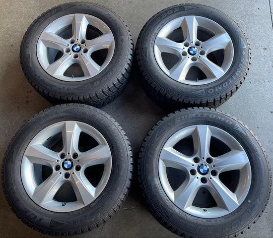 2013 BMW X5 Factory 18 Wheels Tires OEM Rims 86077 255/55/18 Sumitomo Snow / Ice Winter