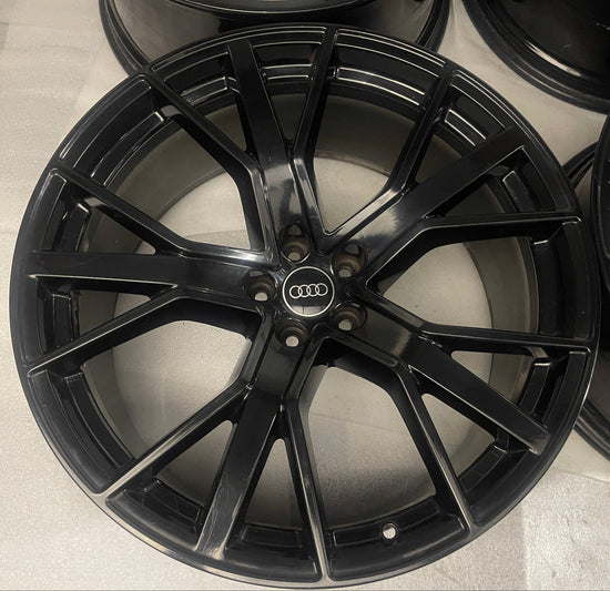 2023 Audi E-TRON Quattro Q8 Factory 22 Wheels OEM 59065 Rims 4M8601025Q Black