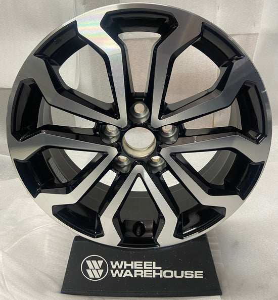 2023-2026 Toyota Corolla Cross OEM 17" Machined Black Wheel Rim | 42110A410 10518