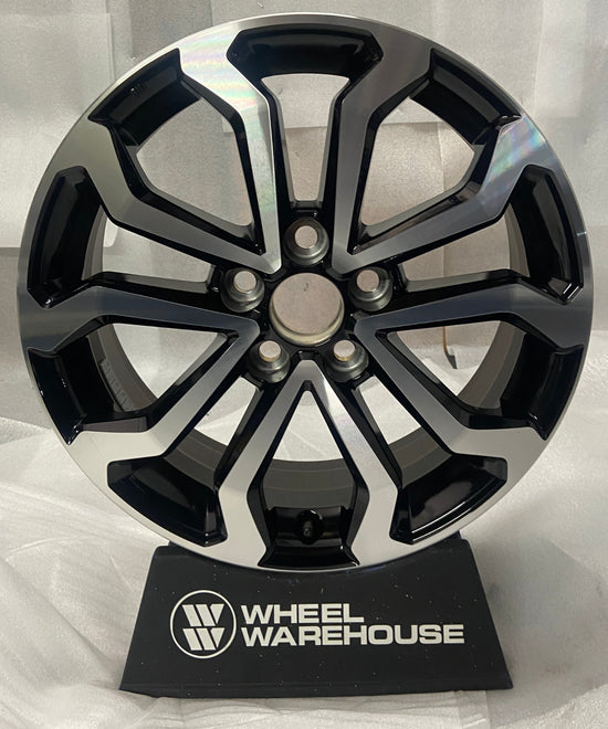 2023-2026 Toyota Corolla Cross OEM 17" Machined Black Wheel Rim | 42110A410 10518