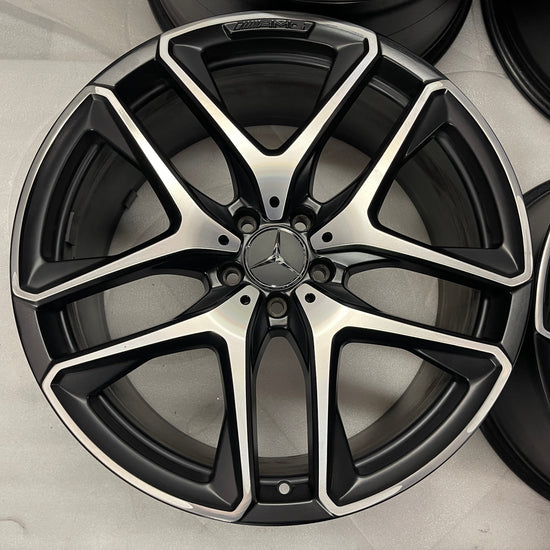 Sold Four 2019 MBZ GLE53 Factory AMG 21 Wheels Rims OEM Black A1674014200 A167401300