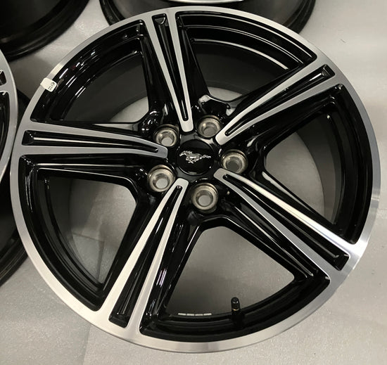 Sold Four 2025 2026 Ford Mustang GT Factory 18 Wheels Rims OEM PR3C1007AA Black