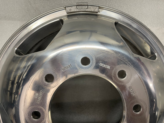 Sold One Single 2011-2022 GMC Chevy 3500 Front Dually factory 17 Wheel Rim 5519 OEM