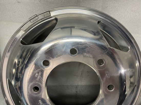 Sold One Single (1) 2011-2022 GMC Chevy 3500 Front Dually factory 17 Wheel Rim 5519 OEM