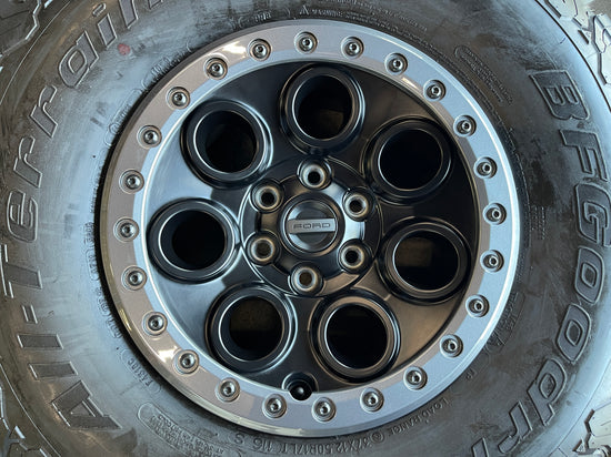 Sold 2025 FORD F150 RAPTOR R FACTORY 17 WHEELS TIRES OEM RIMS BEAD LOCK 37 BFG KO2