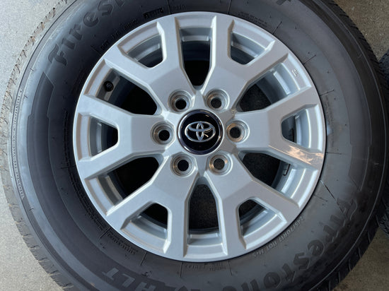Sold 2024 Toyota Tacoma factory 17 Wheels Tires OEM RIMS 4Runner Firestone 2457017