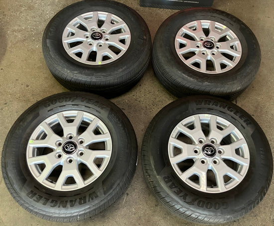 2026 Toyota Tacoma Genuine Factory 17 Wheels Tires OEM Rims 4Runner Goodyear