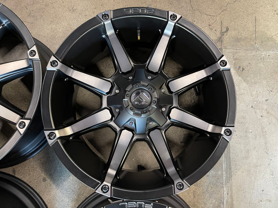 Four F150 6x135 Silverado Sierra Yukon Tahoe 6x5.5 20 Wheels FUEL Coupler 20x9 +20mm