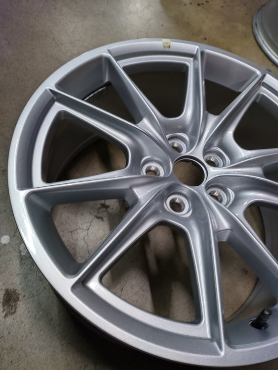 Single 2024 2025 Ford Mustang GT Factory 19 Wheel OEM Rim PR3C1007CA Silver