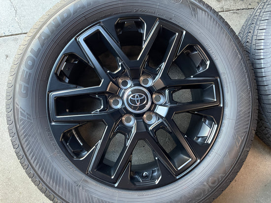 Sold 2024 Toyota Tundra Factory 20 Wheels Tires OEM Rims Black 2024 Tacoma Lug Nuts