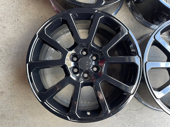 Sold Four 2022 Chevy Colorado Factory 20 Wheels Rims OEM 5793 GMC Canyon Black