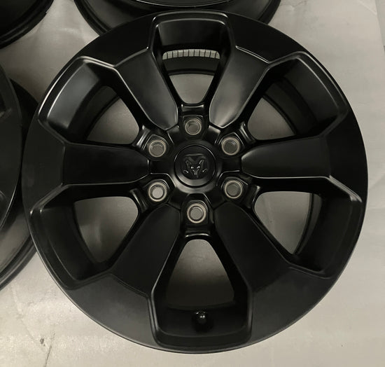 Four 2025 RAM REBEL 1500 OEM Factory Wheels Rims Sensors 5YD44TRMAA 2671