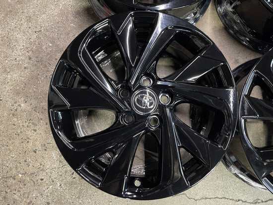 Four 2018 Corolla IM Factory 17 Wheels Rims OEM 75183 Scion IM Gloss Black