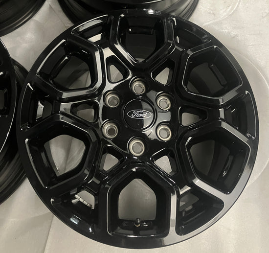 Sold Four 2026 FORD F150 Factory Gloss Black 18 Wheels OEM 10340 Rims ML341007BA