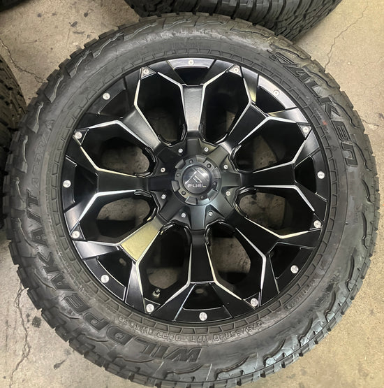 Sold Four Fuel Assault 20 Wheels Tires F150 6x135 Silverado 1500 Sierra Yukon D54620909850