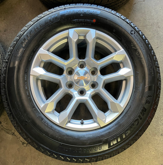 Sold 2026 Chevy Silverado Tahoe Suburban 1500 Factory 14091 OEM 18 Wheels Tires Rims Michelin