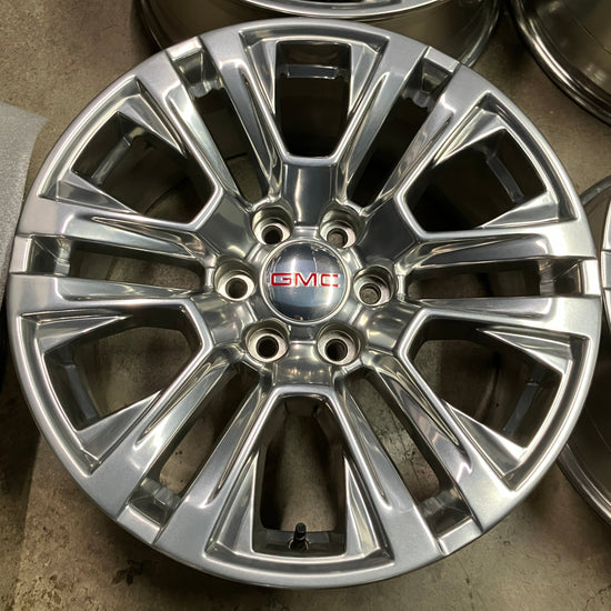 Sold Four 2023 GMC Sierra Yukon Factory 20 Wheels OEM 23377020 Silverado 5917 Tahoe