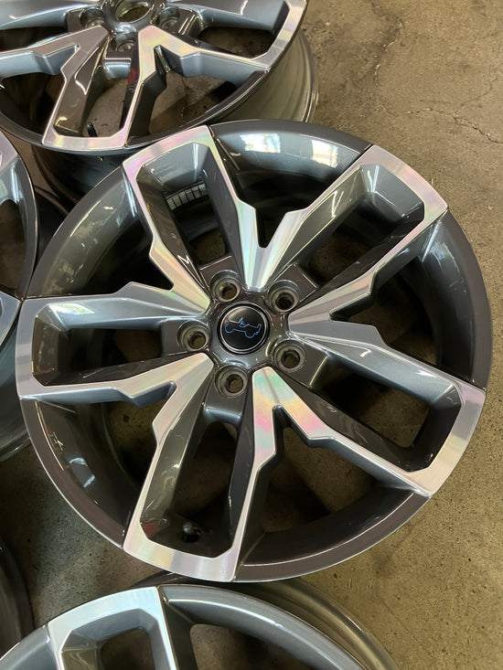 Five 2025 Jeep Wrangler 4XE Factory 20" Wheels OEM Rims Gladiator Rubicon 04755613AA