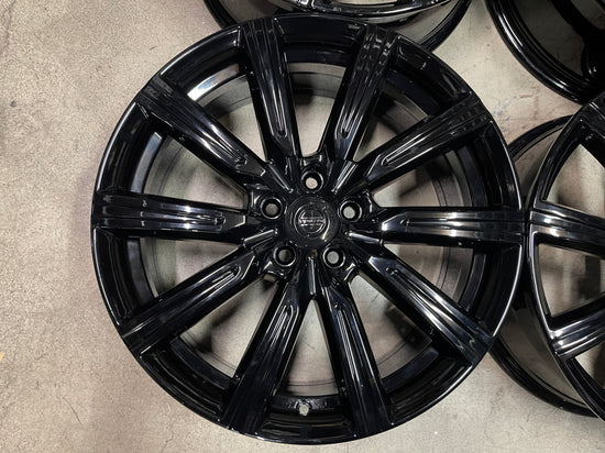Four Volvo XC60 Factory 19 Wheels Rims OEM 31680357 Gloss Black