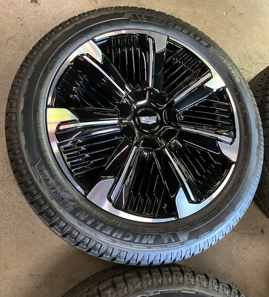 Sold 2025 Cadillac Escalade IQ Factory 24 Wheels Tires OEM Rims 84806056 Mich 275/50/24