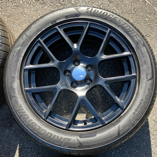 2023 Dodge Hornet Factory 18 Wheels Tires OEM MOPAR Lightweight Black 7070080 Dart Chrysler 200